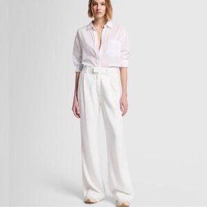 7 For All Mankind Women’s  White Trouser Pants